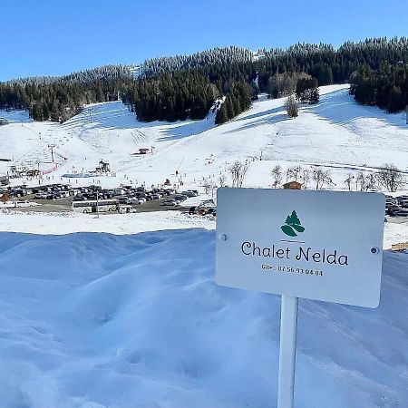 Gite Avec Terrasse Et Belle Vue - Chaletnelda Com Lamoura Zewnętrze zdjęcie