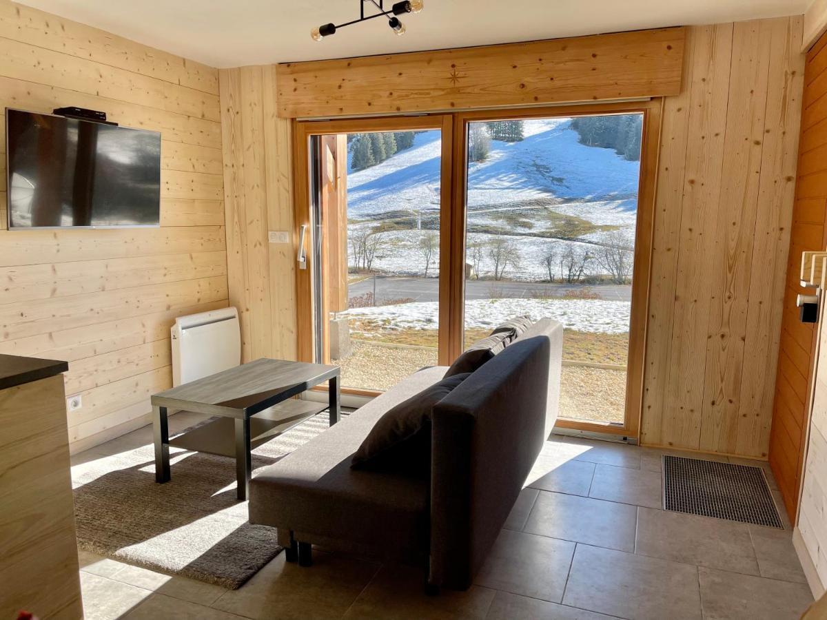 Gite Avec Terrasse Et Belle Vue - Chaletnelda Com Lamoura Zewnętrze zdjęcie