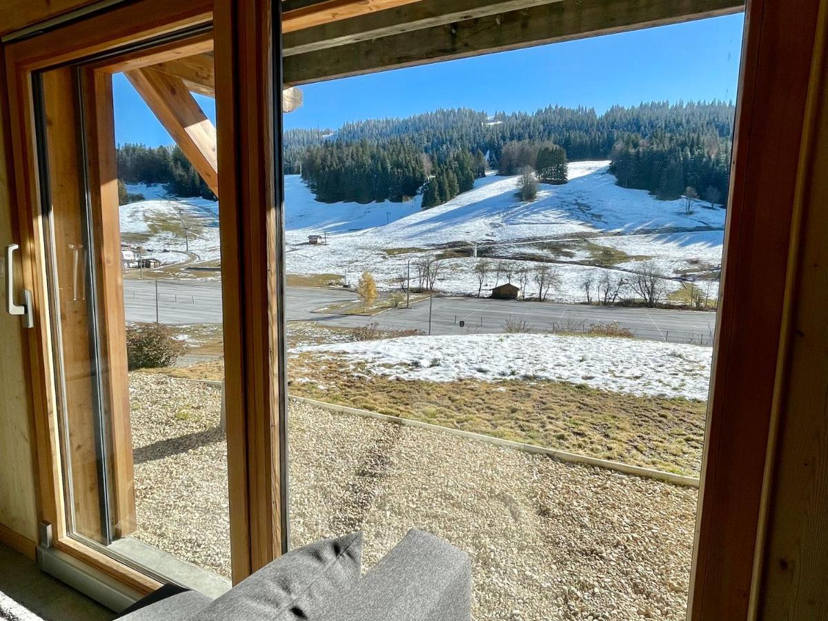 Gite Avec Terrasse Et Belle Vue - Chaletnelda Com Lamoura Zewnętrze zdjęcie
