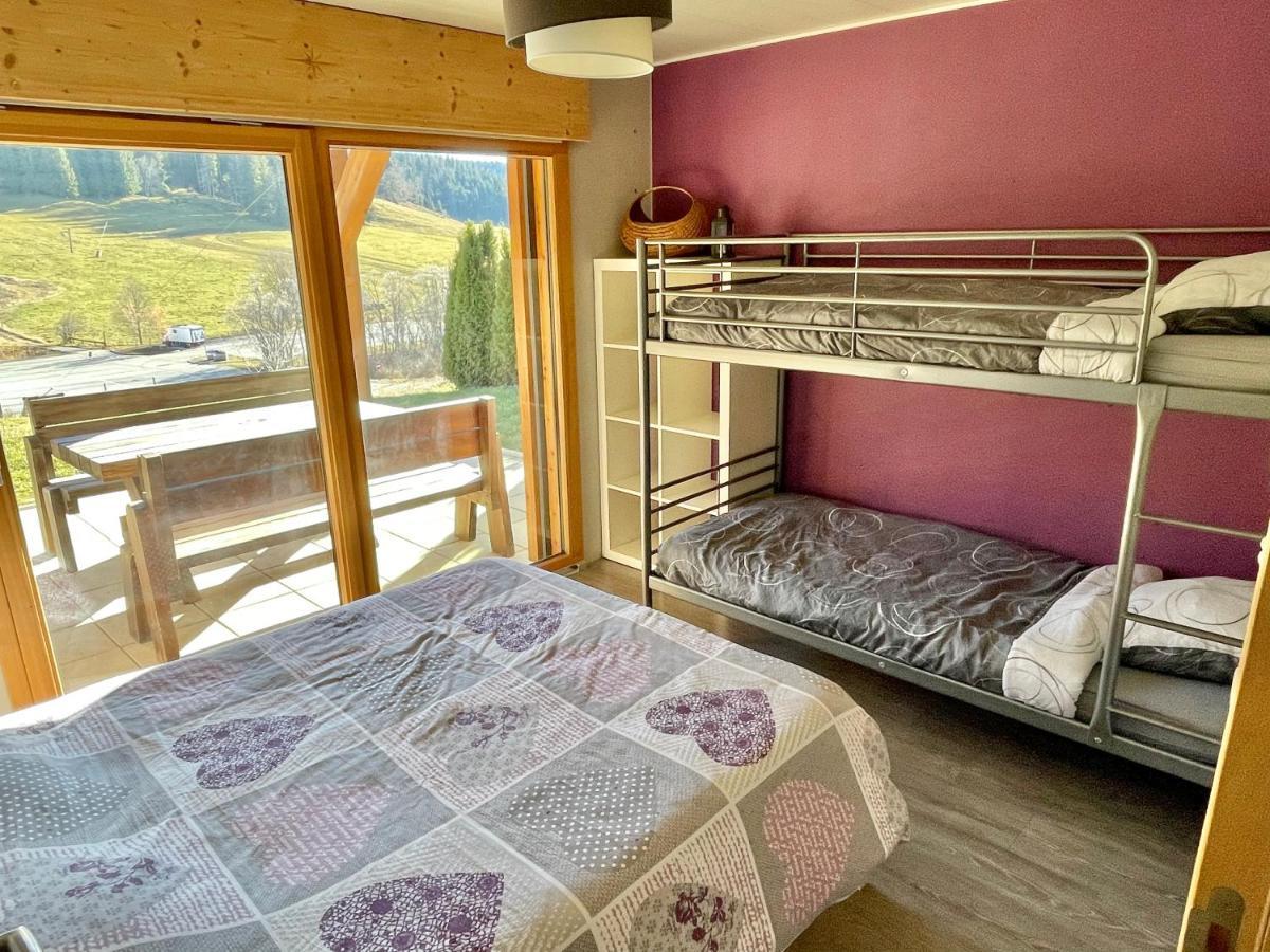 Gite Avec Terrasse Et Belle Vue - Chaletnelda Com Lamoura Zewnętrze zdjęcie